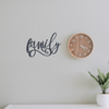 Family Cursive- Metal Wall Art