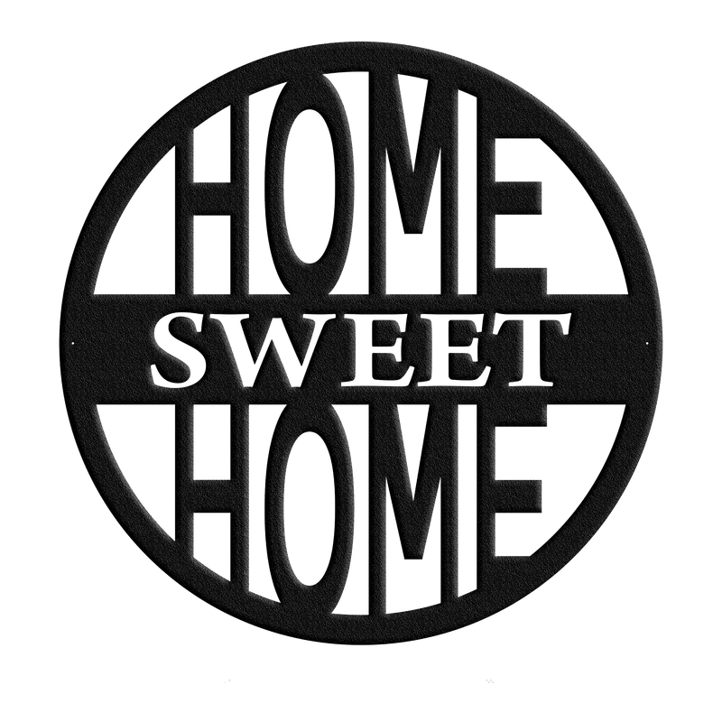 Home Sweet Home - Metal Wall Art