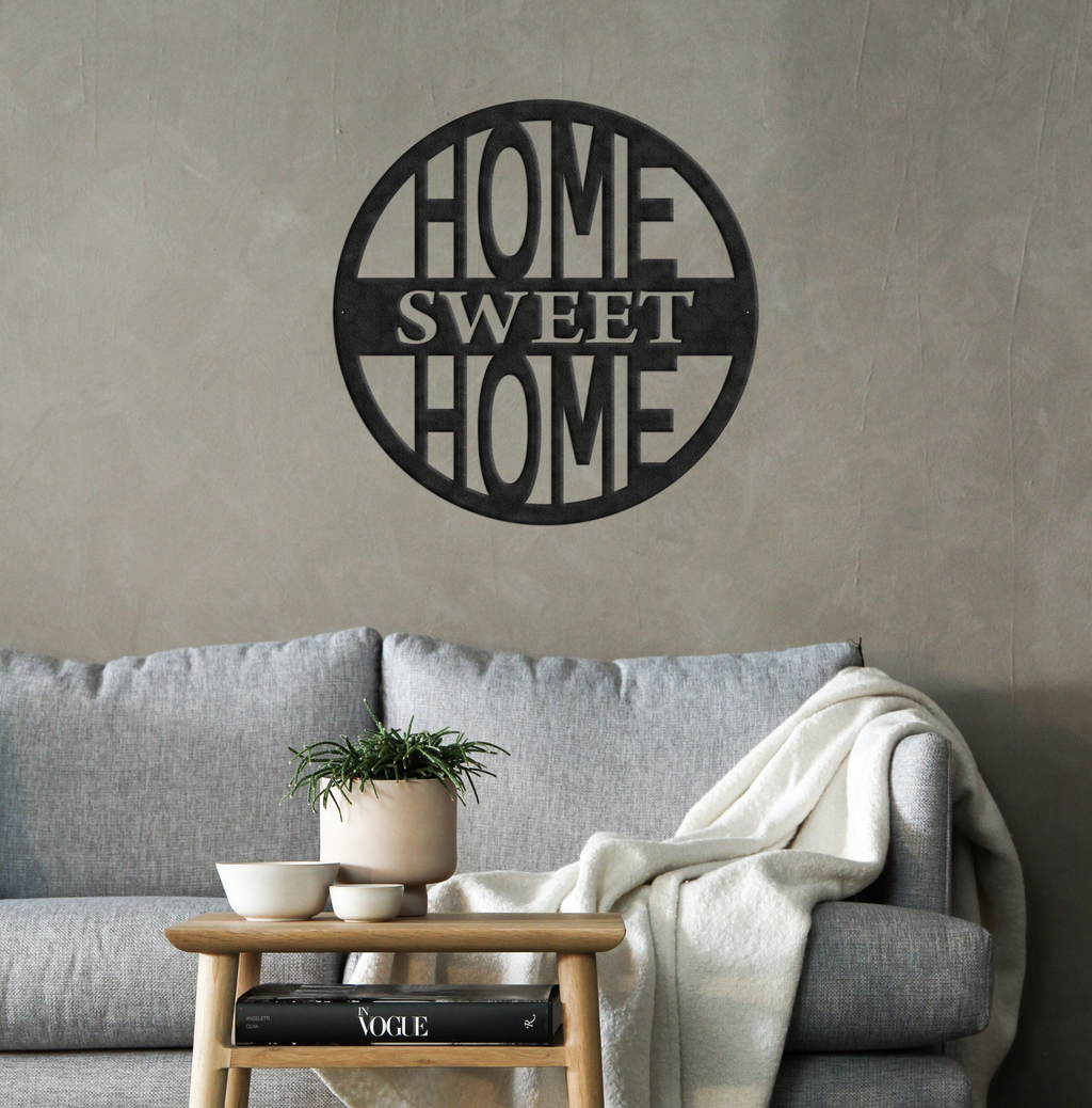 Home Sweet Home - Metal Wall Art