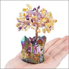 Amethyst Crystal Bonsai Tree Sculpture