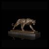 Bronze Cast Panther Sculpture