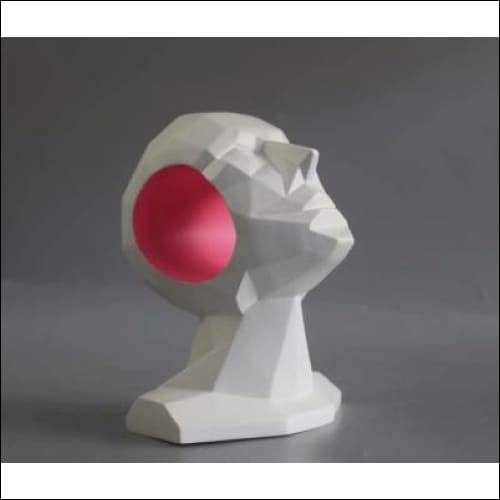 Creative Geometric Head Sculpture