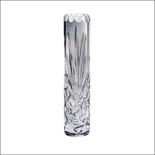 European Mouth Blown Crystal Bud Tabletop Flower Vase