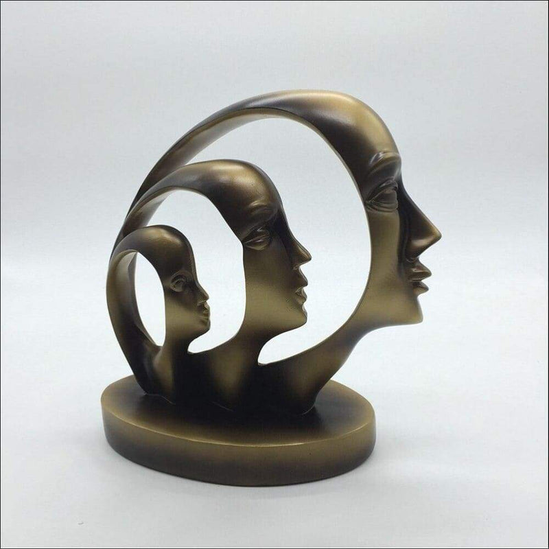 Family Evolution Abstract Sculpture