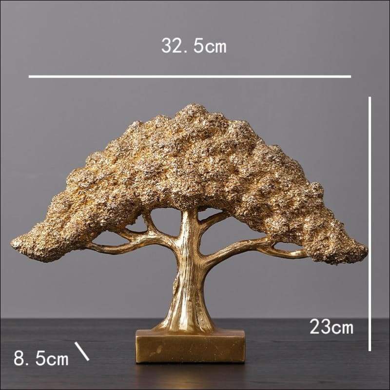 Gold Tree of Life Sculpture