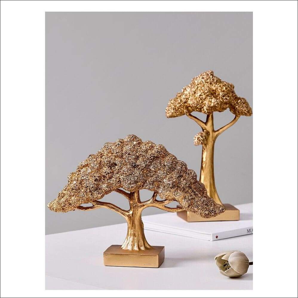 Gold Tree of Life Sculpture