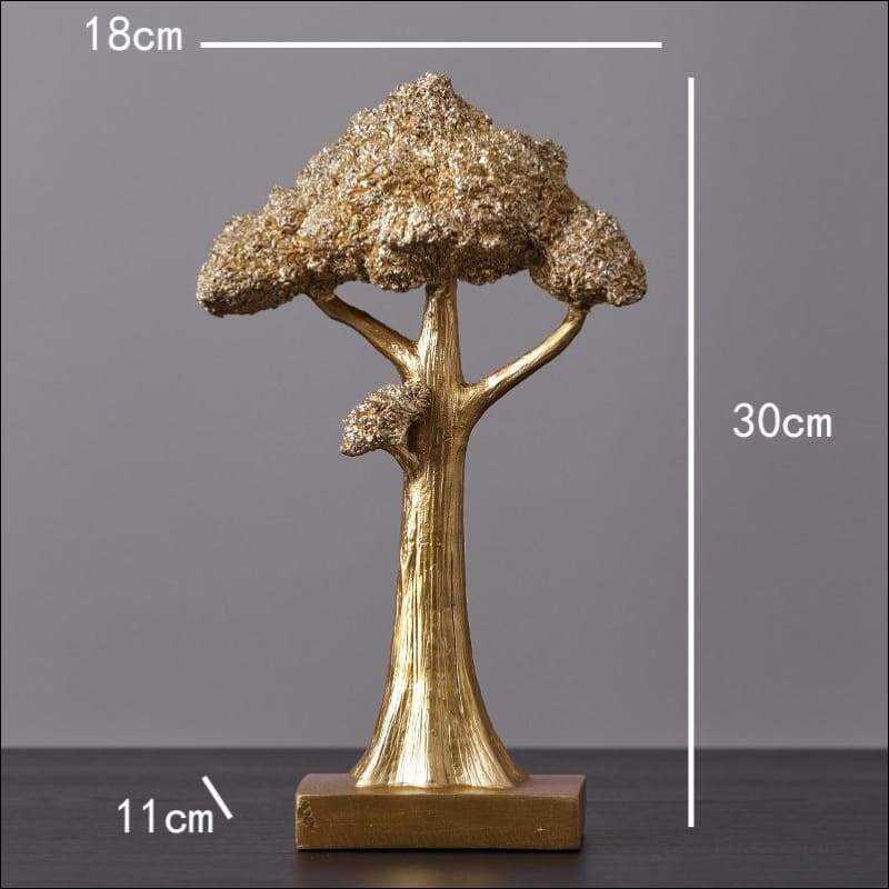 Gold Tree of Life Sculpture