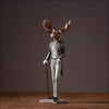 Handmade Gentlemen Sir Elk Sculpture