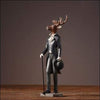 Handmade Gentlemen Sir Elk Sculpture