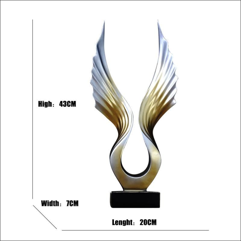 Heavenly Angel Wings Sculpture