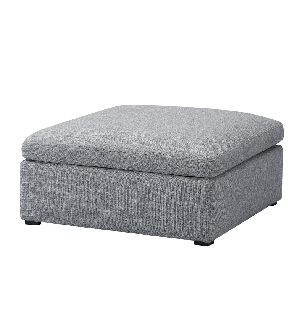 Inès Sofa - Ottoman Module - Grey Fabric