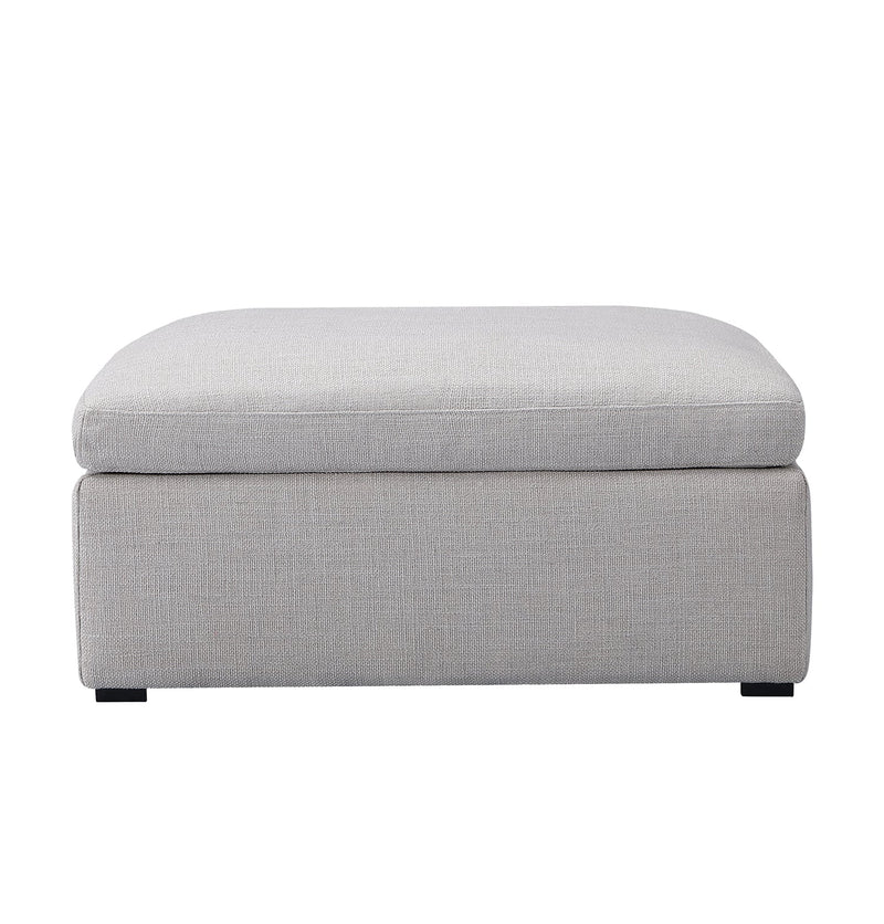 Inès Sofa - Ottoman Module - Opal Fabric