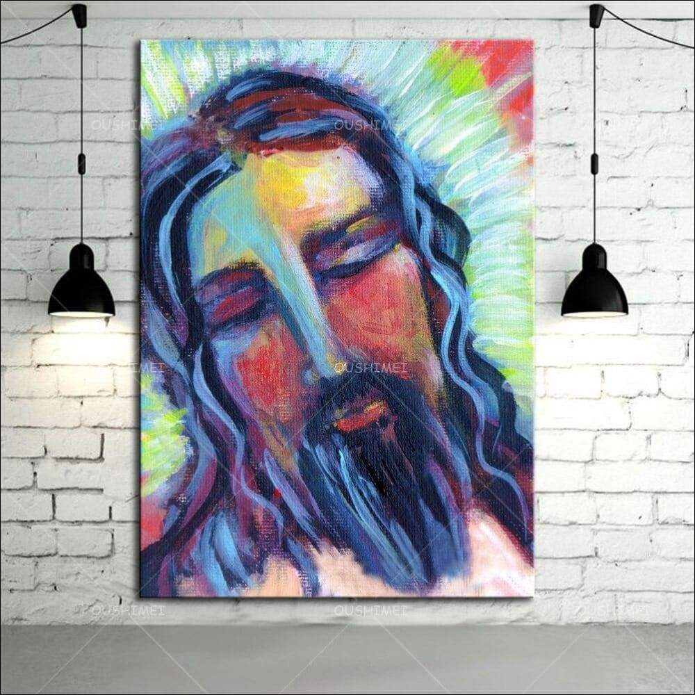 Jesus Christian Framed Canvas Painting