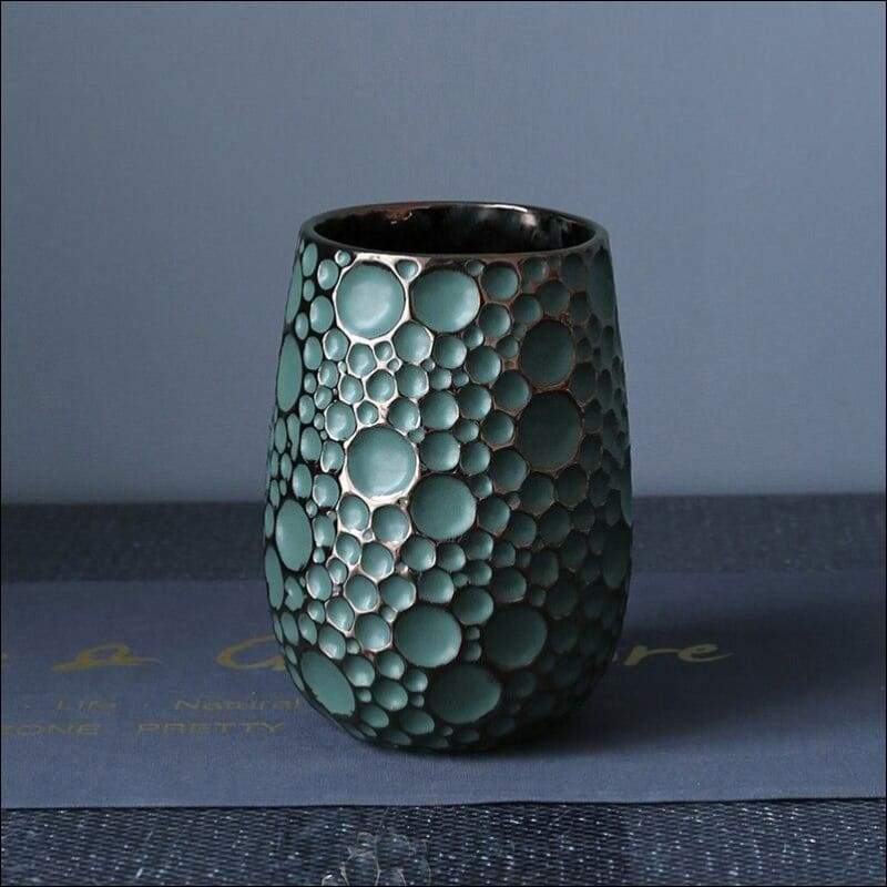 Luxury Dense Moon Crater Tabletop Flower Vase