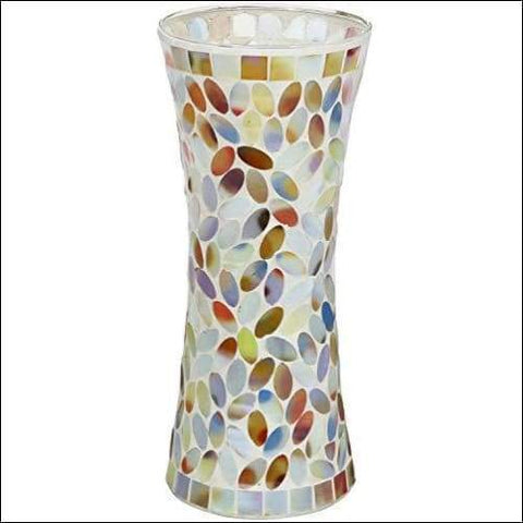 Handpainted Glass Vase for Flowers