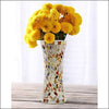 Mosaic Ceramic Glass Tall Tabletop Flower Vase