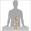 Mosaic Ceramic Glass Tall Tabletop Flower Vase