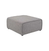 Gioia Ottoman - Cream/White Boucle