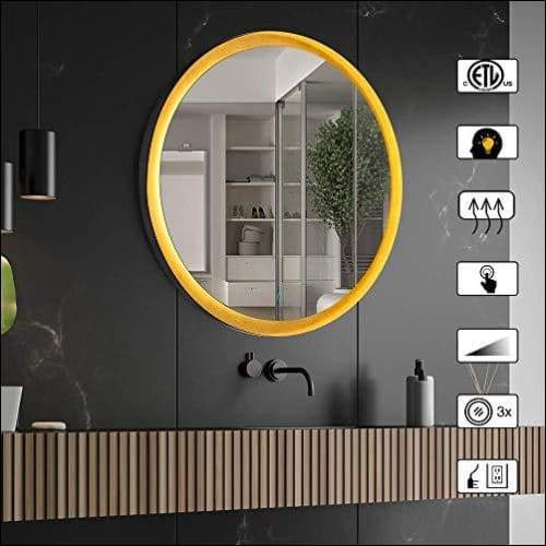 Waterproof Anti-Fog LED Wall Mounted Mirror